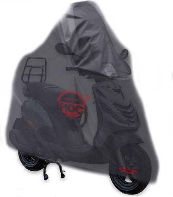 Piaggio Zip met scherm COVER UP HOC Scooterhoes stofvrij / ademend / waterafstotend Red Label van Piaggio