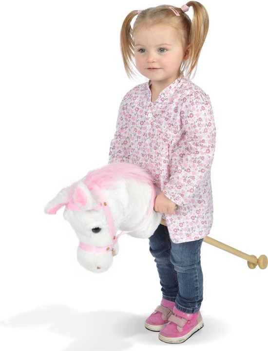 Pink Papaya Stokpaard met Geluidsfunctie Lilly van Pink Papaya