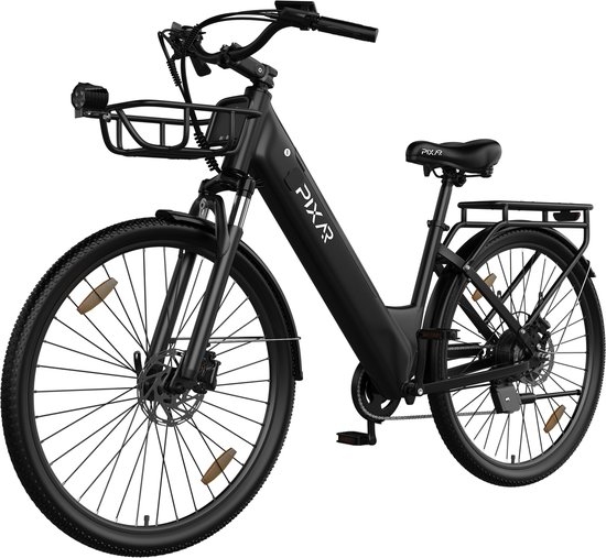 Pixar C1pro Elektrische Fiets - Actieradius 60-80km - Motor 250W - Battery 36V18AH (EVE) - Shimano 7 versnellingen - 28 Inch E-Bike Stadsfiets - Zwart van PIXAR