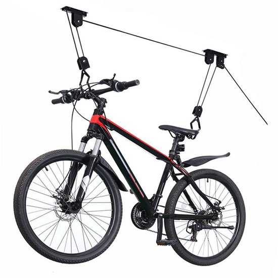 Plafond Fietslift - Fiets Ophangen aan Plafond - Universeel Ophangsysteem - Metaal Fietsenhanger
