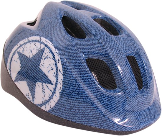 Polisport Fietshelm Blue Jeans maat 52 / 56 cm van Merkloos