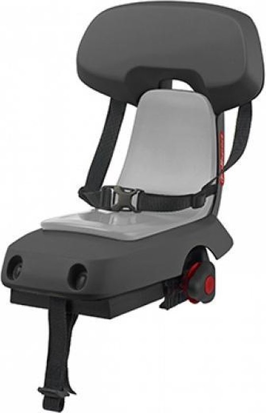 Polisport Guppy Duo junior - Fietsstoeltje Achter - Grijs 8636100001 van Polisport