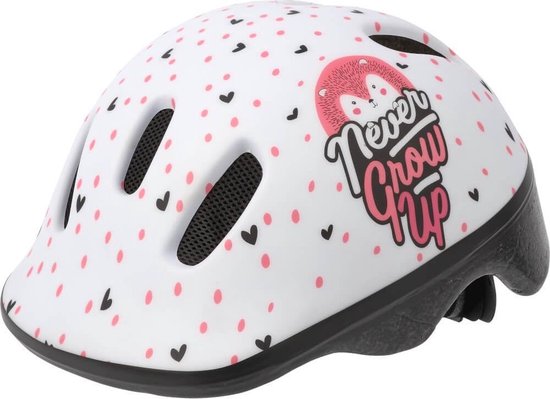 Polisport Hoggy fietshelm kind - Maat XXS (44-48cm) - Wit van Polisport
