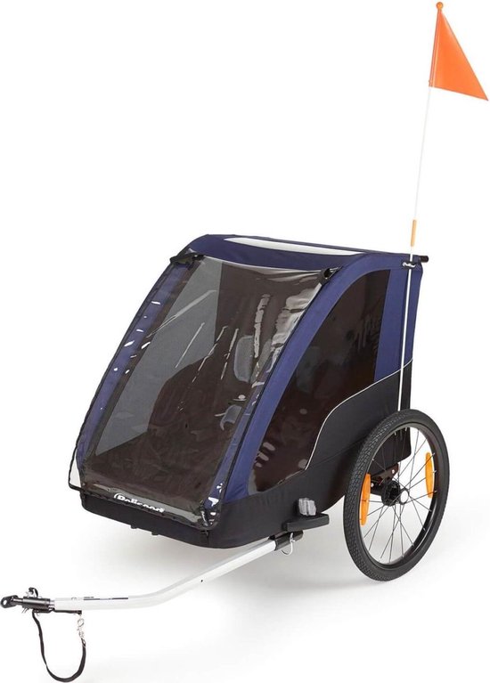 Polisport Kidcar - Fietskar - Unisex - Grijs;Blauw - 20 van Polisport