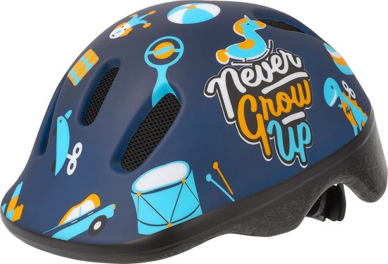 Polisport Kinderhelm Toys-2 XXS 44-48 Mat Blauw van Polisport