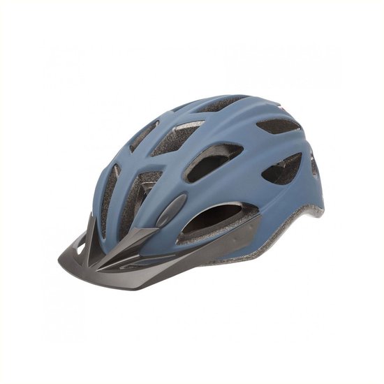 Polisport Stijlvolle stadshelm met LED-licht - Maat M - Denim matte - 17 ventilatieopeningen van Polisport