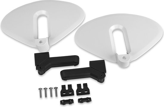 Polisport voetrust Junior (wit) - Fietsstoeltje van Polisport