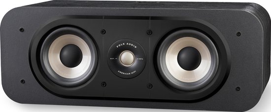 Polk Audio Signature Elite ES30 - Zwart - Hifi hoge resolutie middenkanaal speaker voor de thuisbioscoop van Polk