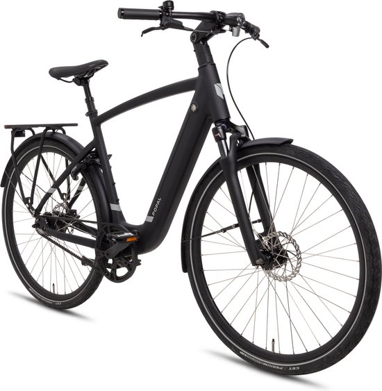Popal ARC1 - Elektrische Stadsfiets (e-bike) - Heren - Matzwart van Merkloos