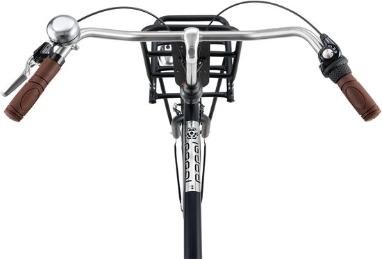 Popal Cargo Aluminium N3 Transportfiets - Stadsfiets - Aluminium Frame - Heren - 57 centimeter - Mat Zwart