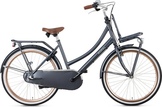 Popal Daily Dutch Basic+ N3 - Kinder Transportfiets - 26 Inch - Petrol Blauw van Popal