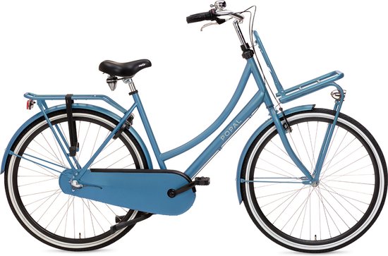 Popal Daily Dutch Basic+ N3 Transportfiets - Stadsfiets - Dames - 53 centimeter - GÃ¶teborg Blue