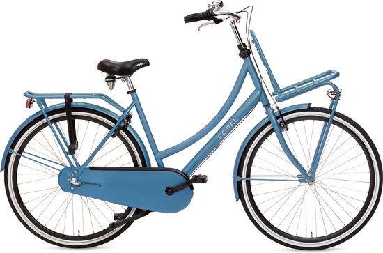 Popal Daily Dutch Basic+ N3 Transportfiets - Stadsfiets - Dames - 59 centimeter - GÃ¶teborg Blue van Popal