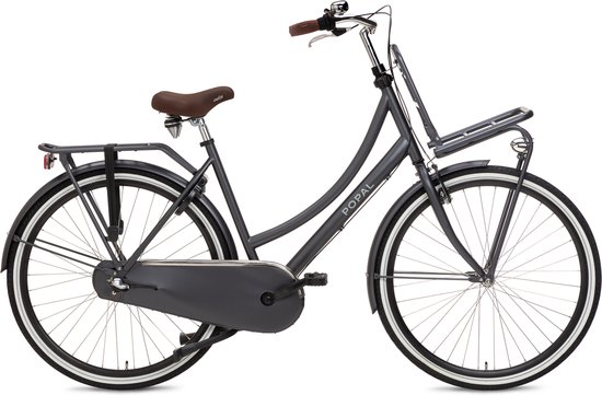 Popal Daily Dutch Basic+ N3 Transportfiets - Stadsfiets - Dames - 59 centimeter - Petrol Blauw van Merkloos