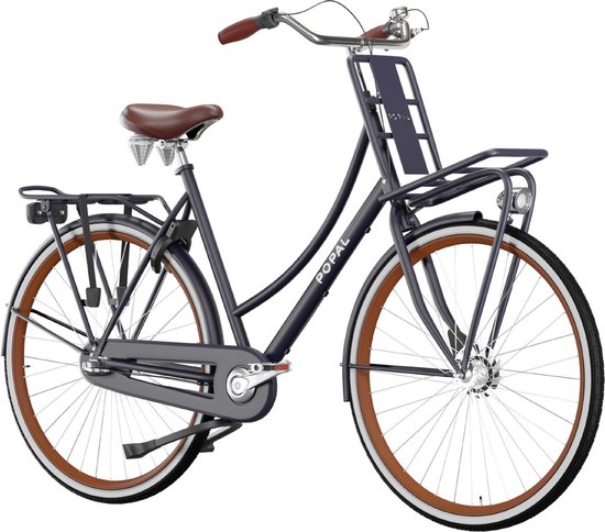 Popal Daily Dutch Prestige N3 Transportfiets - Stadsfiets Dames - 47 centimeter - Petrol Blauw van POP