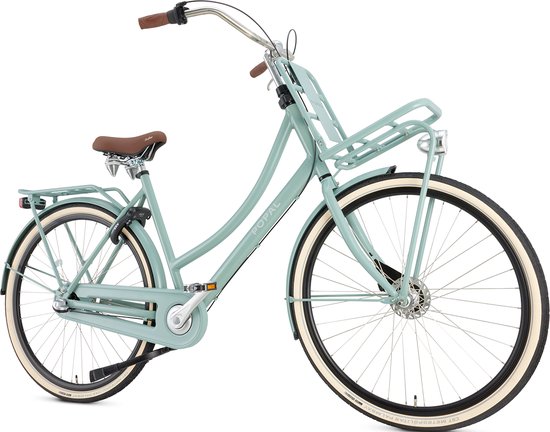 Popal Daily Dutch Prestige N3 Transportfiets - Stadsfiets Dames - 53 centimeter - Mineral Green van POP
