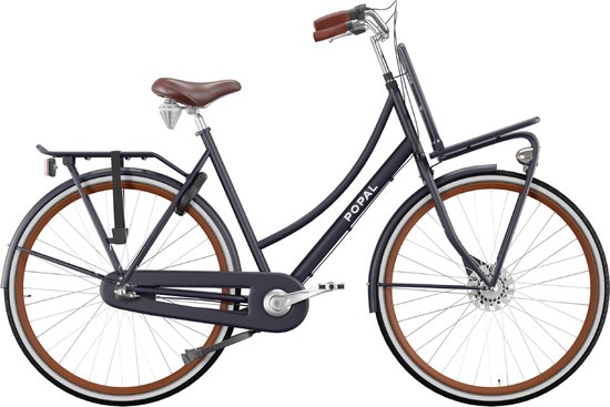 Popal Daily Dutch Prestige N3 Transportfiets - Stadsfiets Dames - 53 centimeter - Petrol Blauw van Merkloos