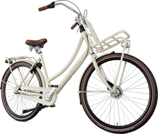 Popal Daily Dutch Prestige N3 Transportfiets - Stadsfiets Dames - 59 centimeter - Cosmic Sand van POP