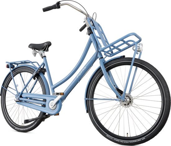 Popal Daily Dutch Prestige N3 Transportfiets - Stadsfiets Dames - 59 centimeter - Göteborg Blue van POP