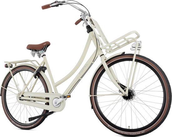 Popal Daily Dutch Prestige N7 - Transportfiets - Stadsfiets Dames - 47 centimeter - Cosmic Sand van POP