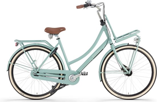 Popal Daily Dutch Prestige N7 - Transportfiets - Stadsfiets Dames - 47 centimeter - Mineral Green van POP