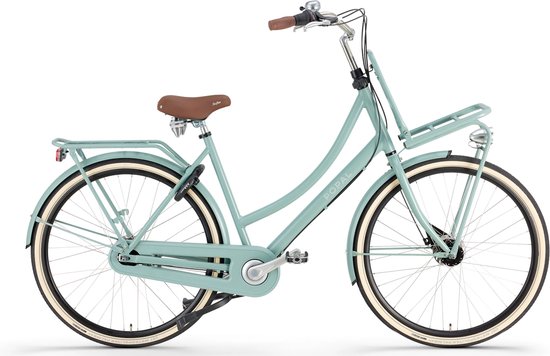 Popal Daily Dutch Prestige N7 - Transportfiets - Stadsfiets Dames - 47 centimeter - Mineral Green