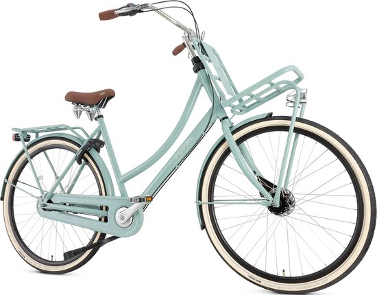 Popal Daily Dutch Prestige N7 - Transportfiets - Stadsfiets Dames - 53 centimeter - Mineral Green van POP