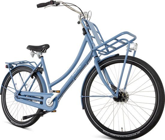 Popal Daily Dutch Prestige N7 - Transportfiets - Stadsfiets Dames - 59 centimeter - Göteborg Blue van POP