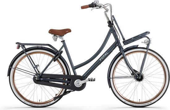 Popal Daily Dutch Prestige N7 - Transportfiets - Stadsfiets Dames - 59 centimeter - Petrol Blauw van POP