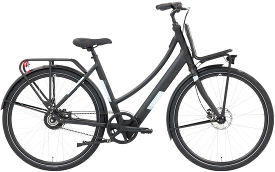 Popal ROYL1 - Elektrische Fiets - Mat Zwart - 28 inch - 59 cm - Belt Drive - Accu 360Wh (36V, 14.5Ah) - 250W Ananda Motor (35Nm) - Hydraulische Remmen van Popal