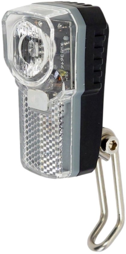 Porteur Koplamp fiets met rvs beugel