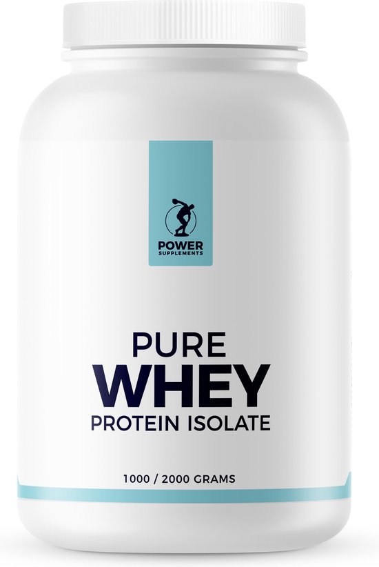 Power Supplements - Pure Whey Protein Isolate - 1kg - Naturel van Merkloos
