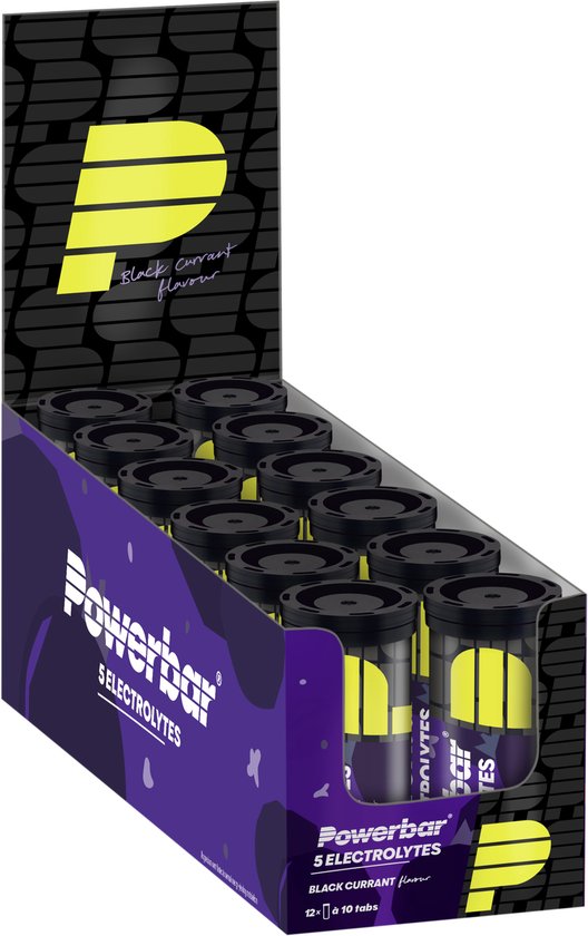 Powerbar Electrolyte Tabletten | Black Currant | low calorie sportdrank - 12x10 tabs van Merkloos