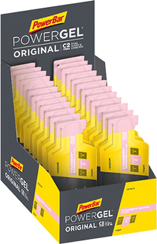 PowerBar PowerGel Original Strawberry-Banana 24x41g