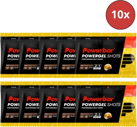 Powerbar Powergel Shots - Cola - 10 x 60g van Merkloos