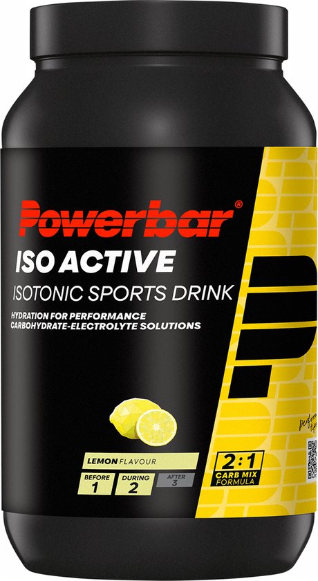 Powerbar sportdrank - IsoActive - Lemon - 1320 gram - 20 liter