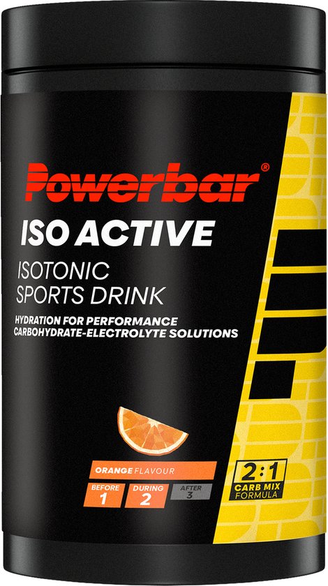 Powerbar sportdrank | IsoActive | Orange | 600 gram - 9 liter