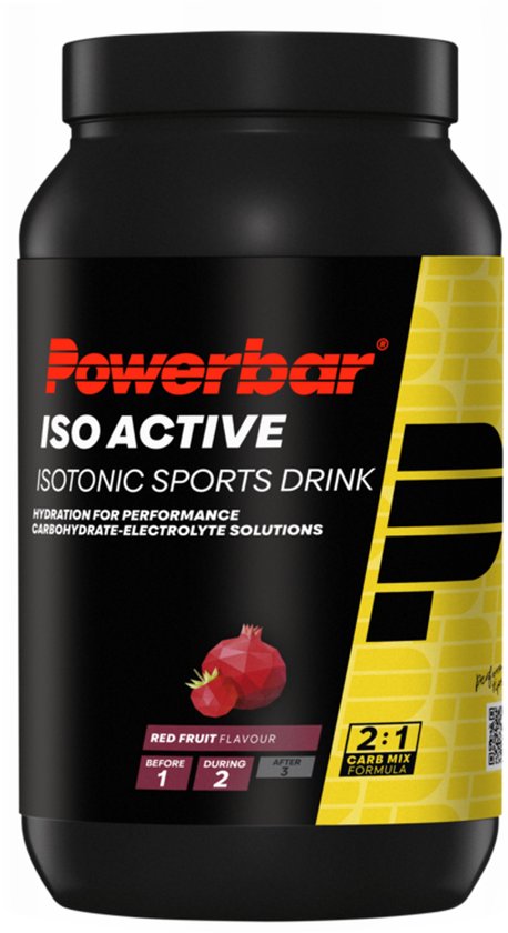 Powerbar sportdrank | IsoActive | Red Fruit | 1320 gram - 20 liter van Merkloos