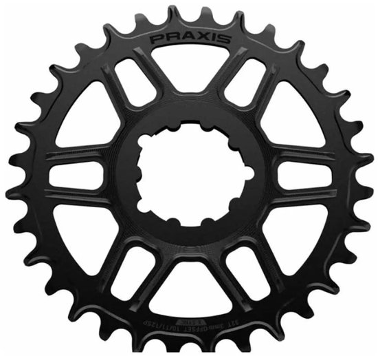 Praxis Mtb Dm Narrow Wide Steel 1x 0mm Offset Kettingblad Zilver 32t