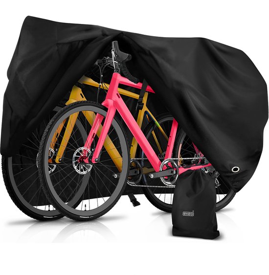 Premium Fietshoes Universeel voor diverse Fietsen - Waterdicht 300D Oxford - Fiets Hoes voor 1/2 Fietsen + Gratis Opbergzak van Merkloos