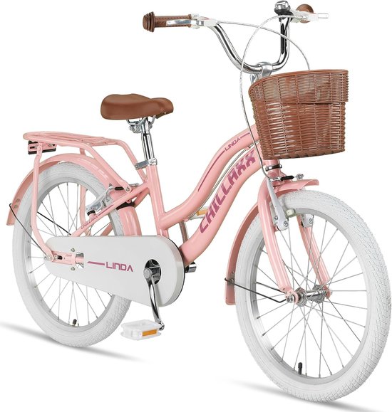 Premium Kinderfiets 20 Inch voor Meisjes en Jongens - Stadsfiets Geschikt voor 6-11 Jaar van Merkloos