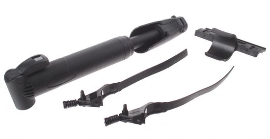 Premium Parts Mini Fietspomp Met Houder 19,5 Cm Zwart van Premium Parts