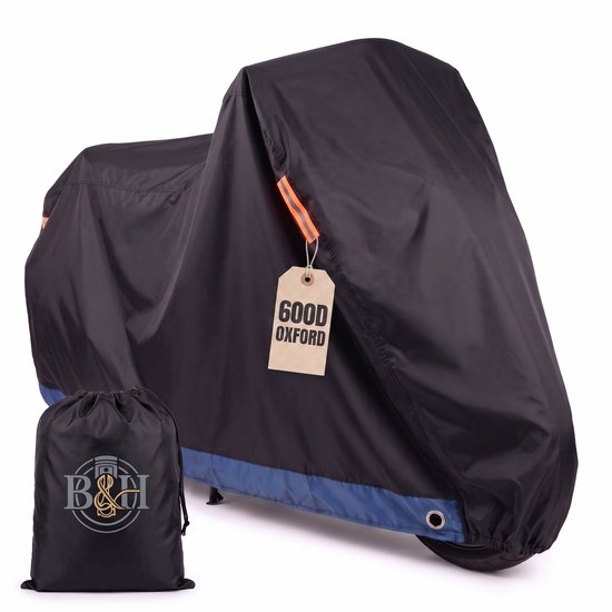 Premium XXL Fietshoes voor 2 Fietsen Waterdicht (245cm x 140cm x 105cm) - Hoes voor Scooters en Bakfietsen | B&H