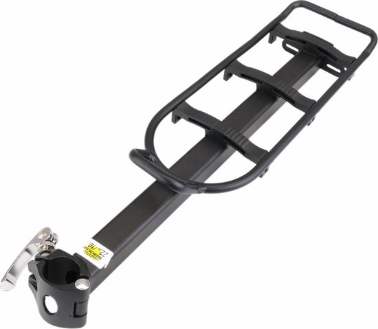 PrimeMatik - Metalen bagagerek aan de achterzijde voor fietsen met reling 38x14cm van PrimeMatik