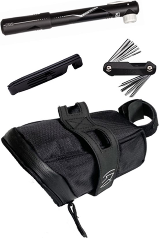 Pro Combipack - Zadeltas + Multitool + Minipomp van Pro