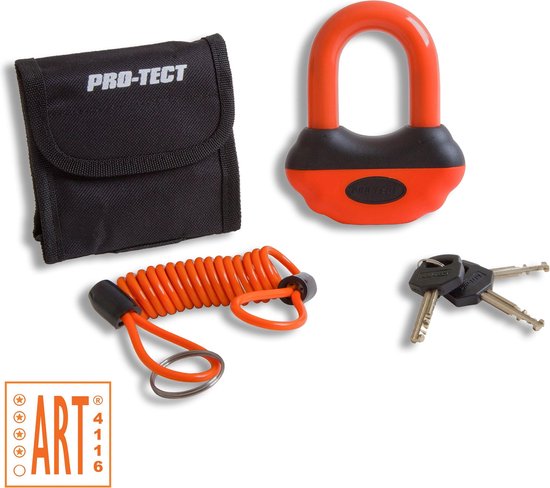 Pro-tect Schijfremslot ART 4 - Oranje van Pro