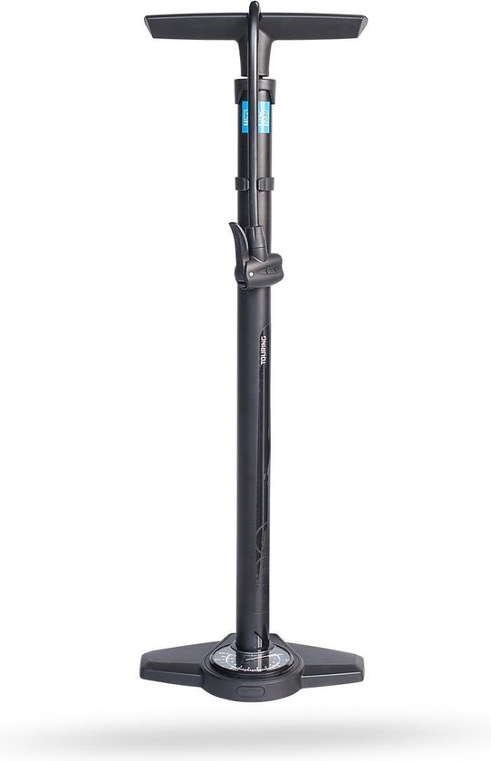 Pro Vloerpomp Touring Met Drukmeter Fv/av 65 Cm Zwart - Sclaverand - Presta - Frans - Dunlop - Autoventiel -