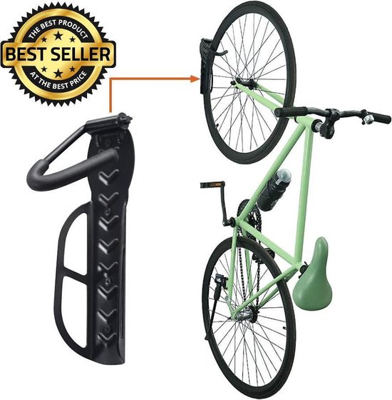 PRO Wand Fiets Ophangsysteem - Fiets ophangbeugel - Fiets ophangen aan muur - Muurbeugel - Muurhouder - Fietsenrek van Merkloos