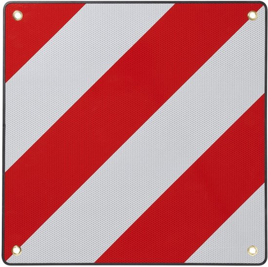 ProPlus Markeringsbord - Aluminium - Reflecterend - 50 x 50 cm - Rood-Wit van ProPlus