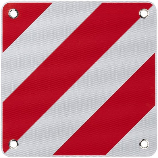 ProPlus Markeringsbord - Reflecterend - 50x50 cm - Voor uitstekende lading - Veiligheid in Spanje van ProPlus